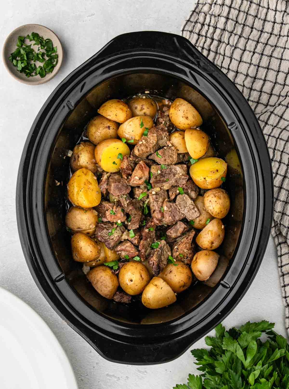 Crock Pot Steak and Potatoes Recipe