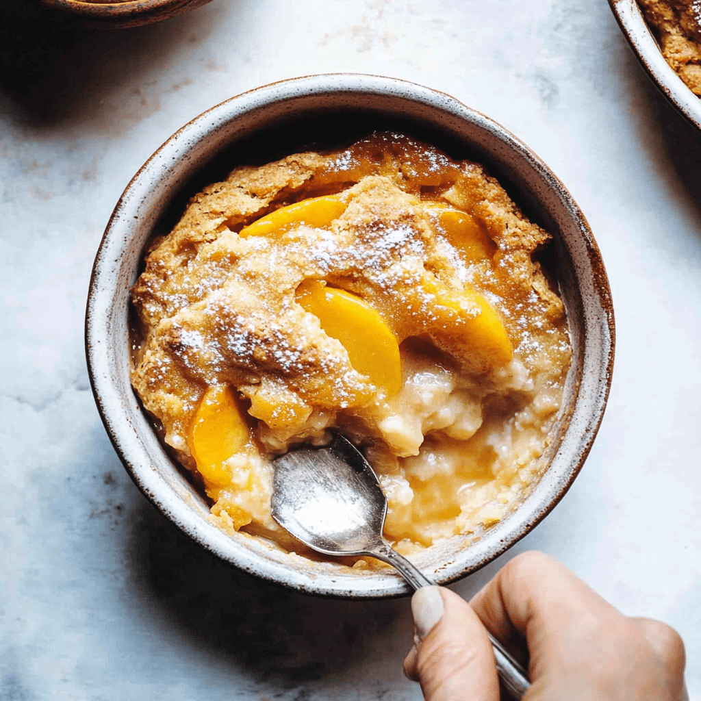 The Best Peach Cobbler