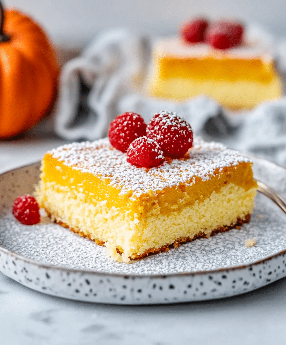 Pumpkin Magic Custard Cake Recipe