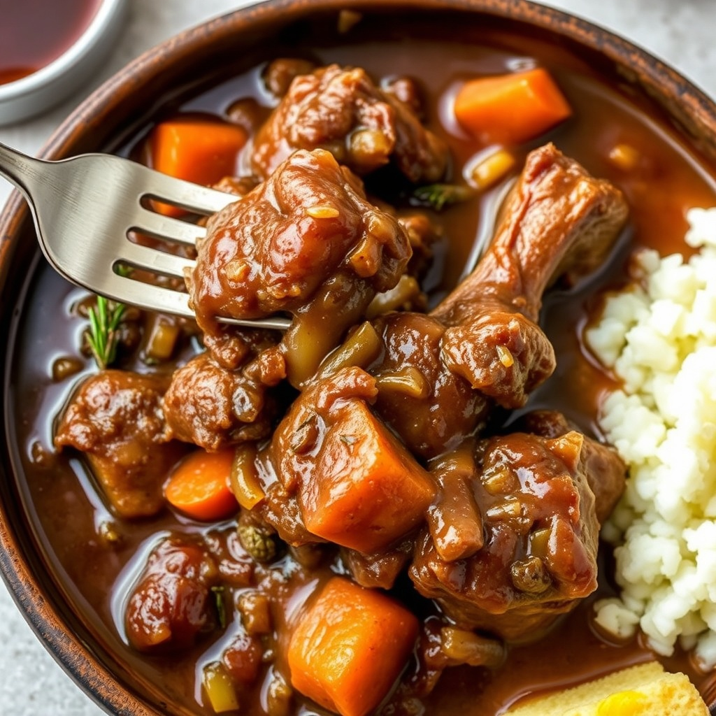 Southern Slow Cooker Oxtails Recipe